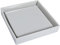 Rayher Molde silicona cuadrado, 10x10x1,5 cm, bandeja decoración y manualidades, 36127000