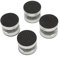 4pcs Pieds de Support D'isolation de Platine Vinyle, Coussinets de Plate-Forme D'isolation Audio à Ressort en Alliage D'aluminium, Pointes de Support pour Amplificateur HiFi,
