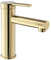 Rea PIXEL GOLD RUBINETTO LAVABO BASSO Miscelatore da bagno in ottone Miscelatore monocomando caldo e freddo regolabile (Oro)