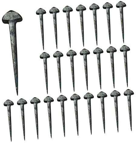 POPETPOP 50 Stück Hufeisennägel Kompakte Pferdeausrüstung Hufnagel Pferderennen Nagel Reitsport Nagel -werkzeug Stabile Hufnägel Horseshoe Nail Pferdeschuh Pferdezubehör Eisennagel