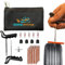 GRAND PITSTOP 27 Pcs Universal Tire Repair Kit, Heavy Duty Car Emergency Tool Kit for Flat Tire Puncture Repair, Compact Kit for Autos, Cars, Motorcycles, Trucks, RVs, etc.(15 Strips)