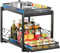 EKNITEY Pull Out Basket Organiser - 2 Tier Sliding Drawers Shelf Sturdy Metal Storage for Inside Cupboard Countertop