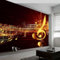 Wandtapete Musiknote Daube Fototapete, Musik Vliestapete Bild Dekoration Wand-Dekor, 250 x 175 cm (B x H) Tapete Panorama Poster für Mädchen, Jungs Schlafzimmer Wohnzimmer