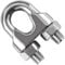 Wire Rope Clamp for 10mm Wire Rope Cable (Pack of: 10) U Bolt Saddle Clips DIN 741 Galvanised Steel Clip Fastener DIYUK