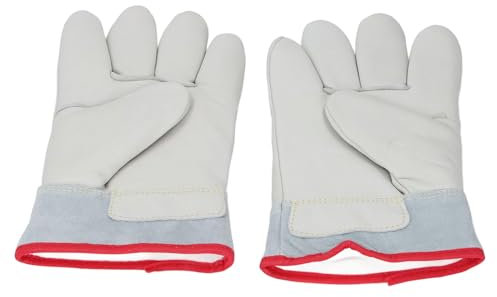 Srliya Frostschutzhandschuhe -436℉ -260℃ Kältebeständige Trockeneishandhabung NH 3 Flüssigstickstoff LNG-Tankstelle 26 Cm