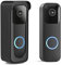 Anti-Theft Blink Doorbell Mount for Blink Video Doorbell, Adhesive No Drill Doorbell Mounting Bracket for Apartment, Home, Renters, Easy Installation without Tools - Black