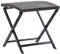 WKIEQACO Outdoor Outdoor Fußstützen, Klapphocker, Polyrattan, Braun