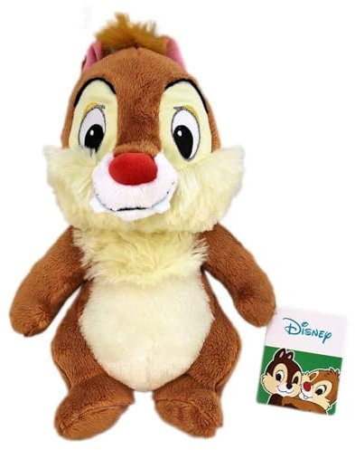 BEMIRO Chip und Chap Kuscheltier – 50 cm – Original Lizenzartikel – 90er Jahre Cartoon-Optik – Gestickte Details & kuschelig weich (Chap)