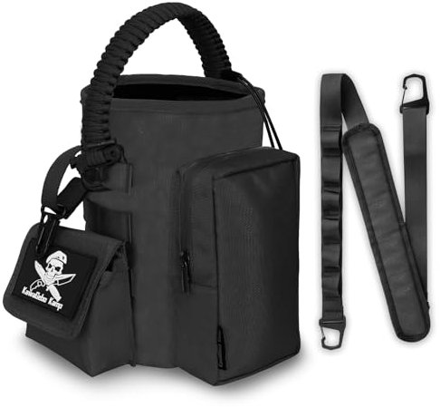 KawaGebo Kamp Water Bottle Holder Bag with Strap - Water Bottle Carrier Pouch for Walking, Gym, Camping, Fishing, Hunting 32oz, 64oz, 128oz One Gallon Tactical Carrier Holder