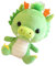 Milisten Petits Jouets Qinglong Dragon Chinois Jouets de Dragons Peluches décorations de Dragon du Nouvel an Chinois Peluche géante Animal en Peluche Dragon Coton PP Vert