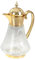 Amagogo Pichet En Verre de Moyen-oriental, Carafe à Eau En Verre, Théière Multifonctionnelle, élégante Carafe à Café de 1,8 L pour Les Fêtes, or