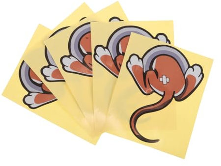 MAGICLULU 5stücke Aufkleber Fuer Auto Lustig Cartoon Maus Tankdeckel Autoaufkleber Fuer Fahrzeuge Auto Lkw Tankdeckel Autoaufkleber Fenster Und Tueren