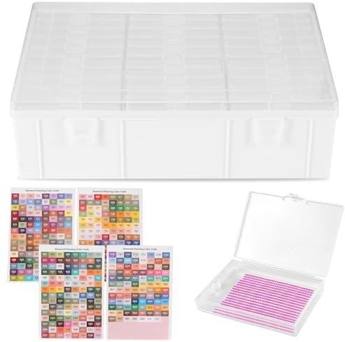 2-IN-1 30Pcs Diamond Painting Aufbewahrung, Diamond Painting Schiffchen Set