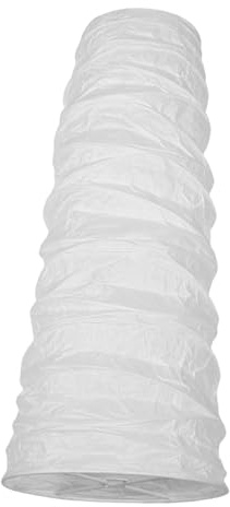 Faltbarer Papier Lampenschirm Modern, für Stehlampen, Weiß | Eisenrahmen, Weiches Licht, für Wohnzimmer und Büro, Leicht zu Installieren