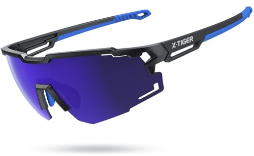 X-TIGER Schnelle Brille Herren, Damen Ultraleichte TR90 Fahrradbrille