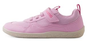 Reima Barefoot-Schuhe Telmin Junior (5400176A-4250) Kinder-Halbschuhe für Mädchen in Hellrosa für Frühling und Sommer, Textil, mit Klettverschluss, elastisch, Ultraleicht für den Alltag, Gr 33 EU