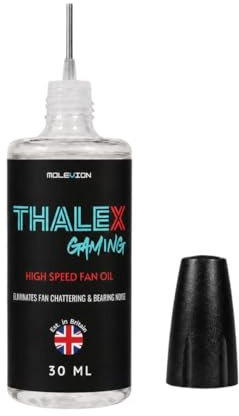 Thalex Gaming High Speed Fan Oil 30 ml | Precision Lubricant, Gaming PC, Cooling, GPU Fans & Small High-Speed Bearings