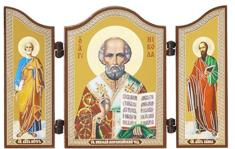 NKlaus 1450 Heiliger Nikolaus christliche Ikone Svjatitel' Nikolaj Chudotvorec reis