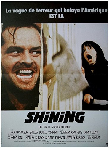 Shining Filmplakat, Format 53 x 40 cm, gefaltet, Kubrick Retirage 1990