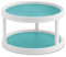 Copco 5234758 Non-Skid 2 Tier Turntable Rutschfester Drehteller mit 2 Ebenen, Kunststoff, Aqua