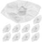 Leinggg 10pcs Non-woven Nail Dust Collector Bag, Dirt Suction Machine Vacuum Cleaning Tool for Woman Girl Nail Art Dust Collection
