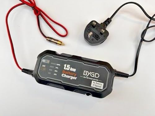 Deluxe Battery Charger for Microcat & Technicat Bait Boat Batteries + Lead