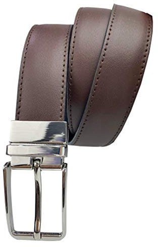 MÁRQUEZ CINTURONES Cinturón de piel para hombre chapa 95 cm negro