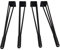 Pieds de Table en Fer forgé de Style Nordique Pieds de Support de Bureau Pieds de Support de Table à Manger Simples Support en Fer forgé 45cm / 72cm de Haut (4 pcs)