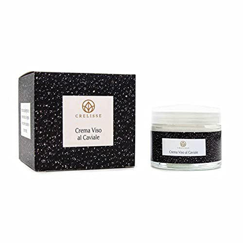 Crema Viso al Caviale, Super Idratante, Straordinari Risultati Anti Age. Crema Lifting Viso Immediato Lunga Durata 24h. Ideale per Pelli Mature, Esigenti o Molto Secche (1x 50ml)