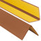 ProfiPVC Cornière PVC 50x50 mm 150cm - Baguette d’angle de protection, profilé d'angle caoutchouc autoadhésif - Protection d'angles et rebords, flexible, facile à installer, Amber