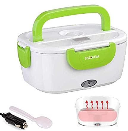 DISCORAMA® - SCALDAVIVANDE PER AUTO 12V ELETTRICO PORTATILE PORTAVIVANDE TERMICO LUNCH BOX PRANZO UFFICIO LAVORO