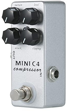 Lechnical Mini C4 Compressor Guitar Effect Pedal True Bypass