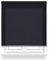 DALINA Textil - Estor Enrollabre Translúcido 90x180cm (Ancho x Largo), Pesiana Enrollable Liso Pasa la Luz 40%, Medida de la Tela 87x175cm (Negro)