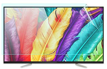 CHHD Matt/HD LCD TV Skärmskydd Anti-reflektion/Antiblått Ljus/Antibländningsfilterfilm Gör Ljuset Mjukt Lindra Ögonbelastningen, för LCD Display (Color : HD Version, Size : 40 Inch 886x498mm)