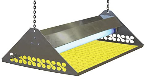 Lámpara Atrapa Insectos de Placa Adhesiva y Acero Inoxidable, Atrapa Moscas, Aptrapa Mosquitos, Interiores y Exteriores, con Luz Ultravioleta (Placa)