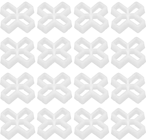 Angoily 100pcs Tile Spacers for Leveling Cross Tile Grout Spacers for Accurate Installation Easy to Use for Beginners and Professionals