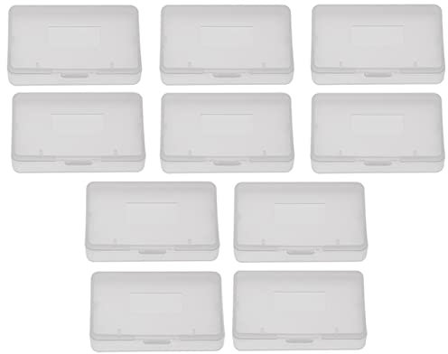 Akozon 10 Stück Game Cartridge Case, Gameboy Spiele Hülle Gameboy Advance Spiele Hülle Transparent Speicherkasten Anti-Staub-Abdeckung Card Box für Game Boy Advance GBA