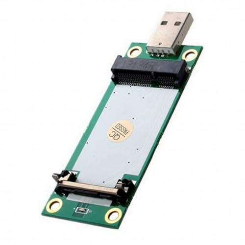 CY Adattatore Mini PCI-E Wireless WWAN a USB Scheda Adattatore con Slot per Scheda SIM Modulo Strumenti di Test per 3G/4G/5G LTE Wireless Module Modem Card