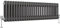 Heilmetz Traditional 2 Column Radiator Horizontal Double, 300 x 1200mm Central Heating Radiator Cast Iron Style 2 Column Radiators Anthracite