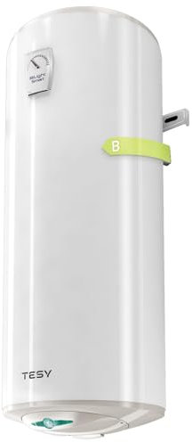 TESY Electric Hot Water Cylinder 80 Litre BiLight Slim Smart Unvented Energy Efficient B Rated for Low Cost Hot Water