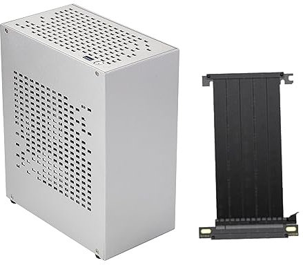 Mini châssis ITX en aluminium pour gaming PC de bureau Boîtier USB 3.0 Support carte graphique RTX2070 avec câble PCIE3.0 Mini ITX Cartes mères Case