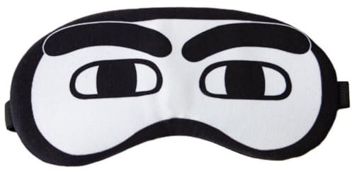 Luxylei Schlafmaske, Lustige Schlaf-Augenmaske, Augenbinde Für Kinder Und Erwachsene, Verstellbarem Riemen, Weicher, Niedlicher Augenschutz Zum Ausblenden Von Lichtern