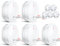 Detector De Humos para Casa,10 años Detector Humo, Sonido ≥85 Db, para Alarma contra Incendios con BateríA De 9 V DC Smoke Detector - 5 Piezas