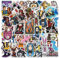 50 Stück/Packung Borderlands Anime-Aufkleber, wasserfest, Vinyl-Aufkleber, süße Aufkleber, Graffiti-Aufkleber für Skateboard, Auto, Laptop, Wasserflaschen, Wände, Gepäck, Bücher