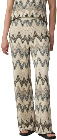 s.Oliver Wide-Leg-Hose aus Häkeljersey mit All-Over-Muster