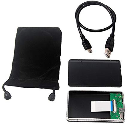 USB 2.0 a 1.8 Pollice CE ZIF Hard Drive Enclosure Alluminio Caso Esterno per HDD SSD