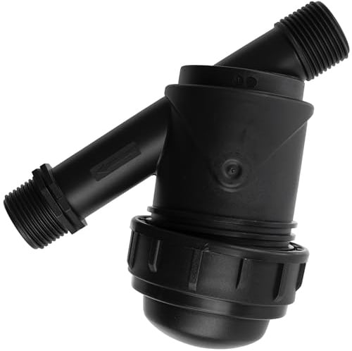 AERZETIX - Filtro a Rete 1 per Irrigazione a Goccia in Plastica - Pressione Supportata 6 Bar - Finezza di Filtrazione 120 - Permeabilità Massima 6 m3/h