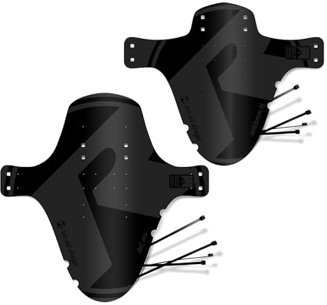 Riesel Design - MTB Schutzblech Set (2er Set mit Schlamm:PE + Kol:OSS) | ultraleichter Spritzschutz, Kotflügel & Schmutzfänger am Fahrrad – für 20–29 Zoll, Downhill, Enduro, XC & E-Bike geeignet