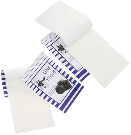 OATIPHO 200pcs Portable Lens Cleaning Tissue for Cameras and Tablets, White Dry Wipes for Removing Fingerprints, Made of Paper, Suitable for School and Home Use