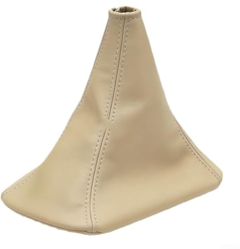 1 x Schaltknauf-Abdeckung für Toyota Hilux für Vigo 2005–2015 LHD Auto Leder Schaltsack 58808-0K030-C0 (beige)
